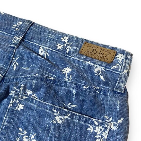 POLO RALPH LAUREN Women's Blue Callen High Rise Slim Jeans Size 27 Button Fly - Picture 6 of 10